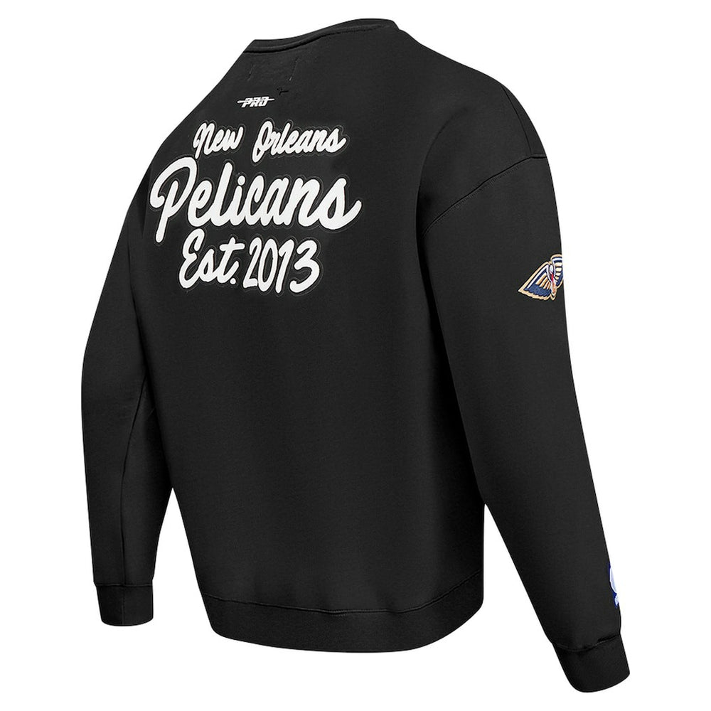 New Orleans Pelicans Pro Standard Paint the City Drop Shoulder Sweatshirt On Sale