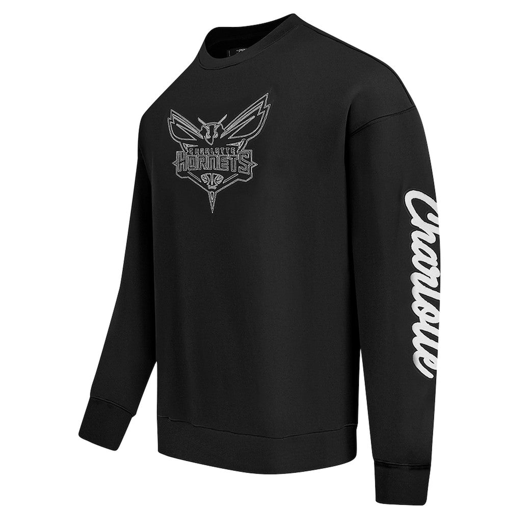 Charlotte Hornets Pro Standard Paint the City Drop Shoulder Sweatshirt On Sale