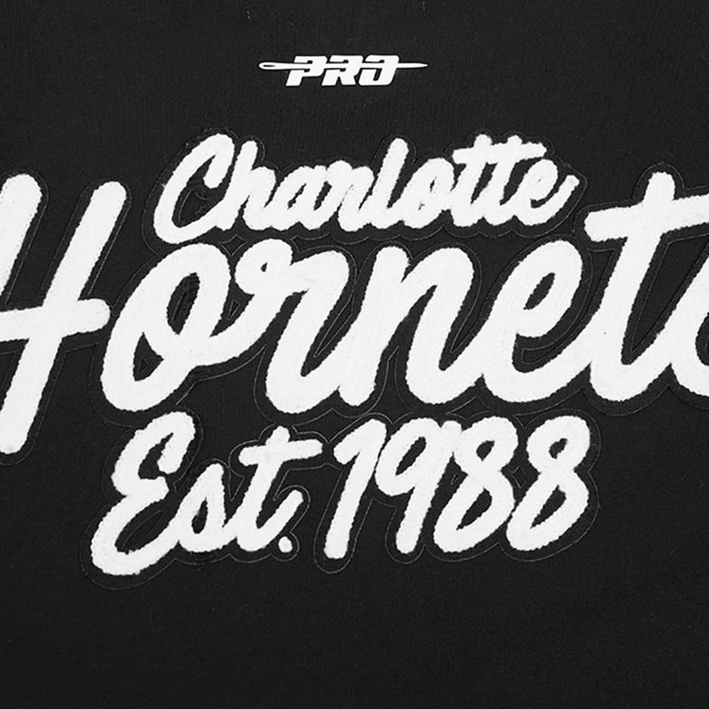 Charlotte Hornets Pro Standard Paint the City Drop Shoulder Sweatshirt On Sale
