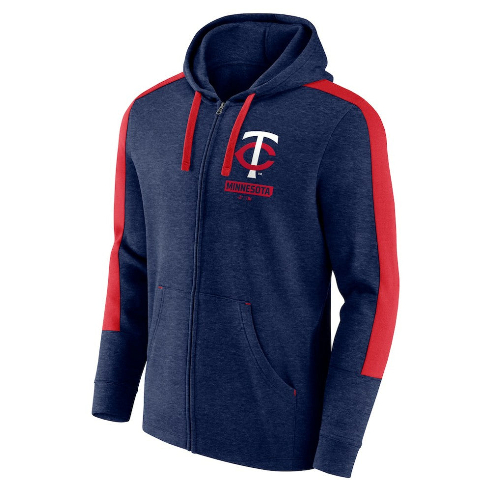 Minnesota Twins Fanatics Gains Fleece Full-Zip Hoodie | MLB On Sale