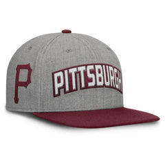 Pittsburgh Pirates Fanatics Elements Felt Chainstitch Snapback Hat | MLB Discount