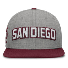 San Diego Padres Fanatics Elements Felt Chainstitch Snapback Hat | MLB Sale