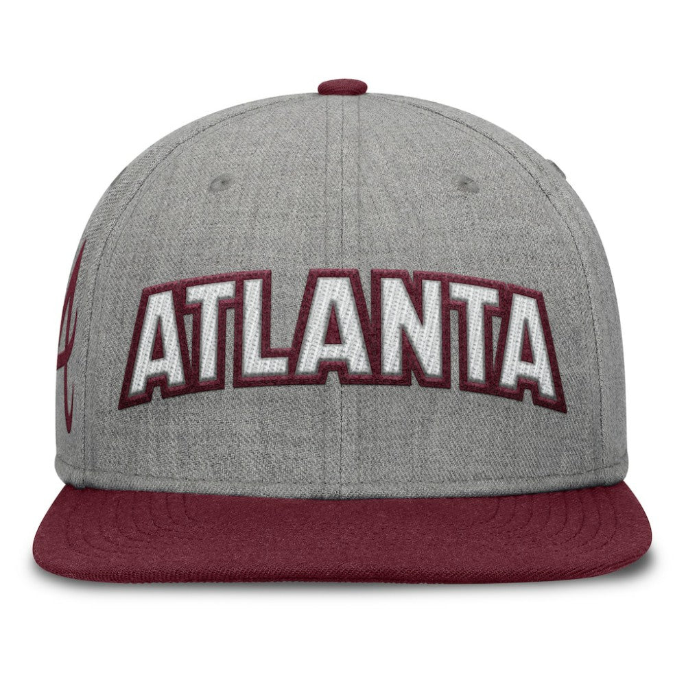 Atlanta Braves Fanatics Elements Felt Chainstitch Snapback Hat | MLB On Sale