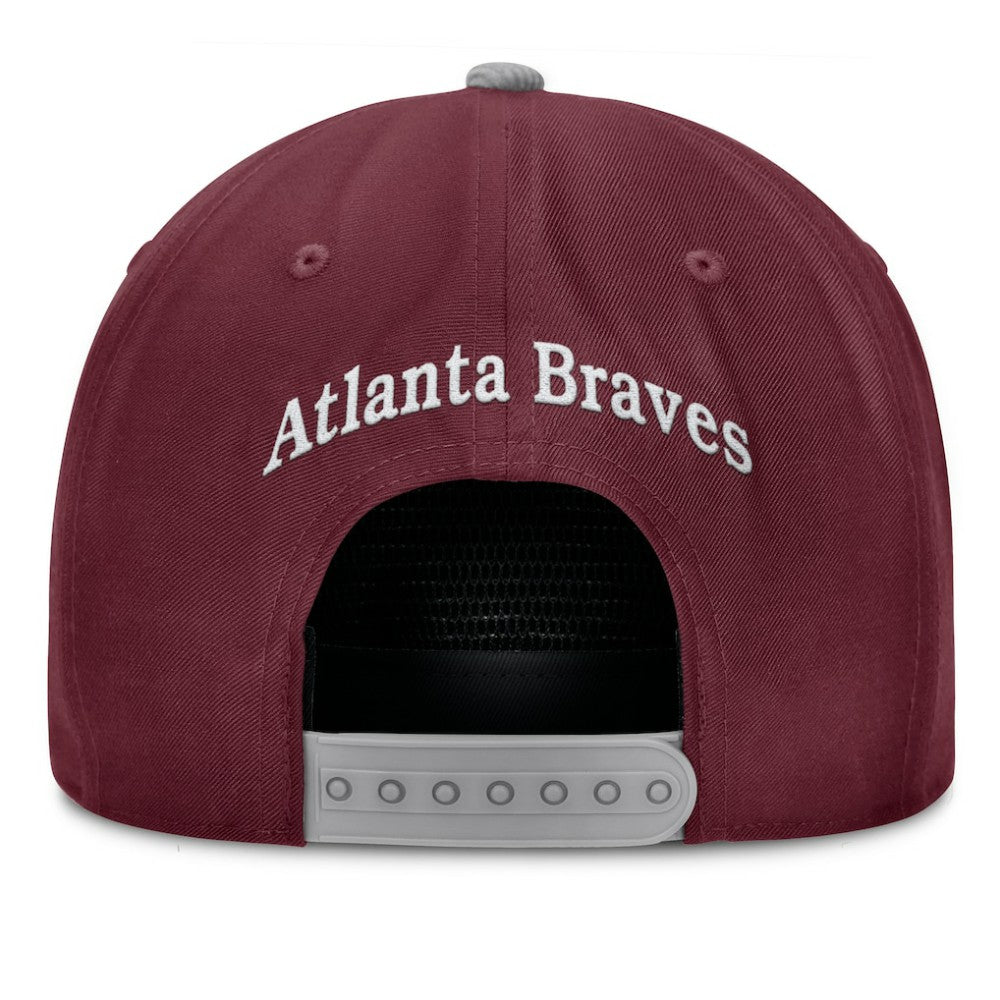 Atlanta Braves Fanatics Front Office Snapback Hat | MLB Discount
