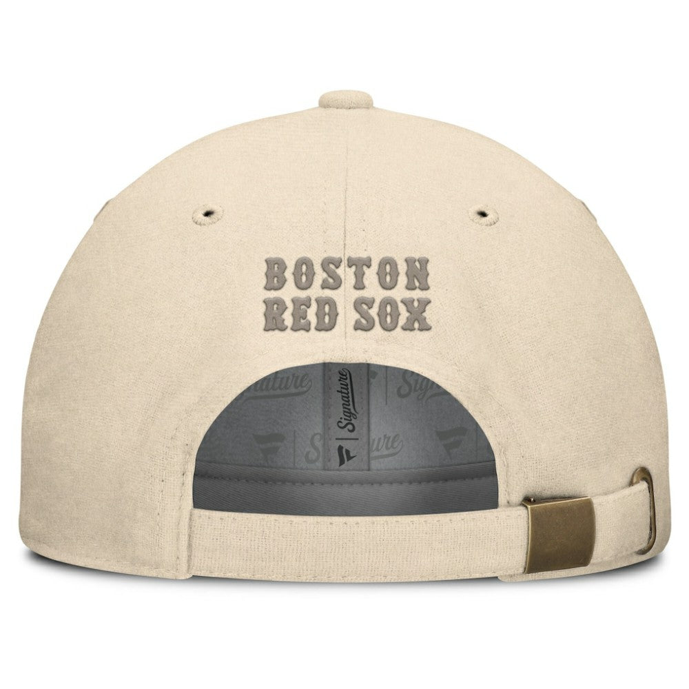 Boston Red Sox Fanatics Front Office Leather Patch Adjustable Hat | MLB Online