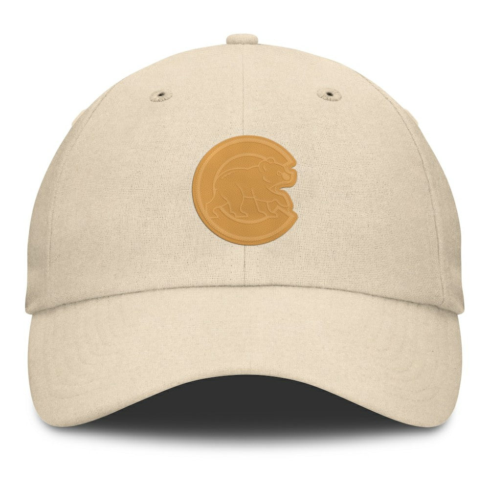 Chicago Cubs Fanatics Front Office Leather Patch Adjustable Hat | MLB For sale