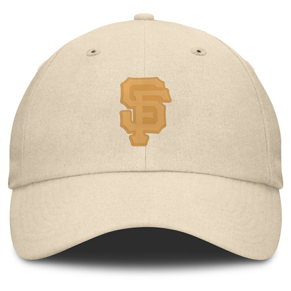 San Francisco Giants Fanatics Front Office Leather Patch Adjustable Hat | MLB Online