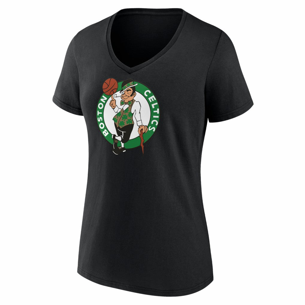 Boston Celtics Women's Primary Logo V-Neck T-Shirt Discount