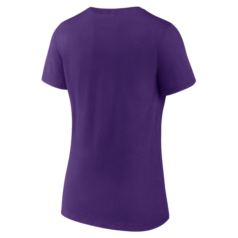 Los Angeles Lakers Women's Primary Logo V-Neck T-Shirt New