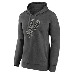 San Antonio Spurs Women's Primary Logo Pullover Hoodie New
