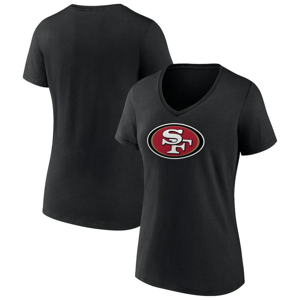 San Francisco 49ers  Women's Primary Logo V-Neck T-Shirt