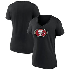 San Francisco 49ers  Women's Primary Logo V-Neck T-Shirt