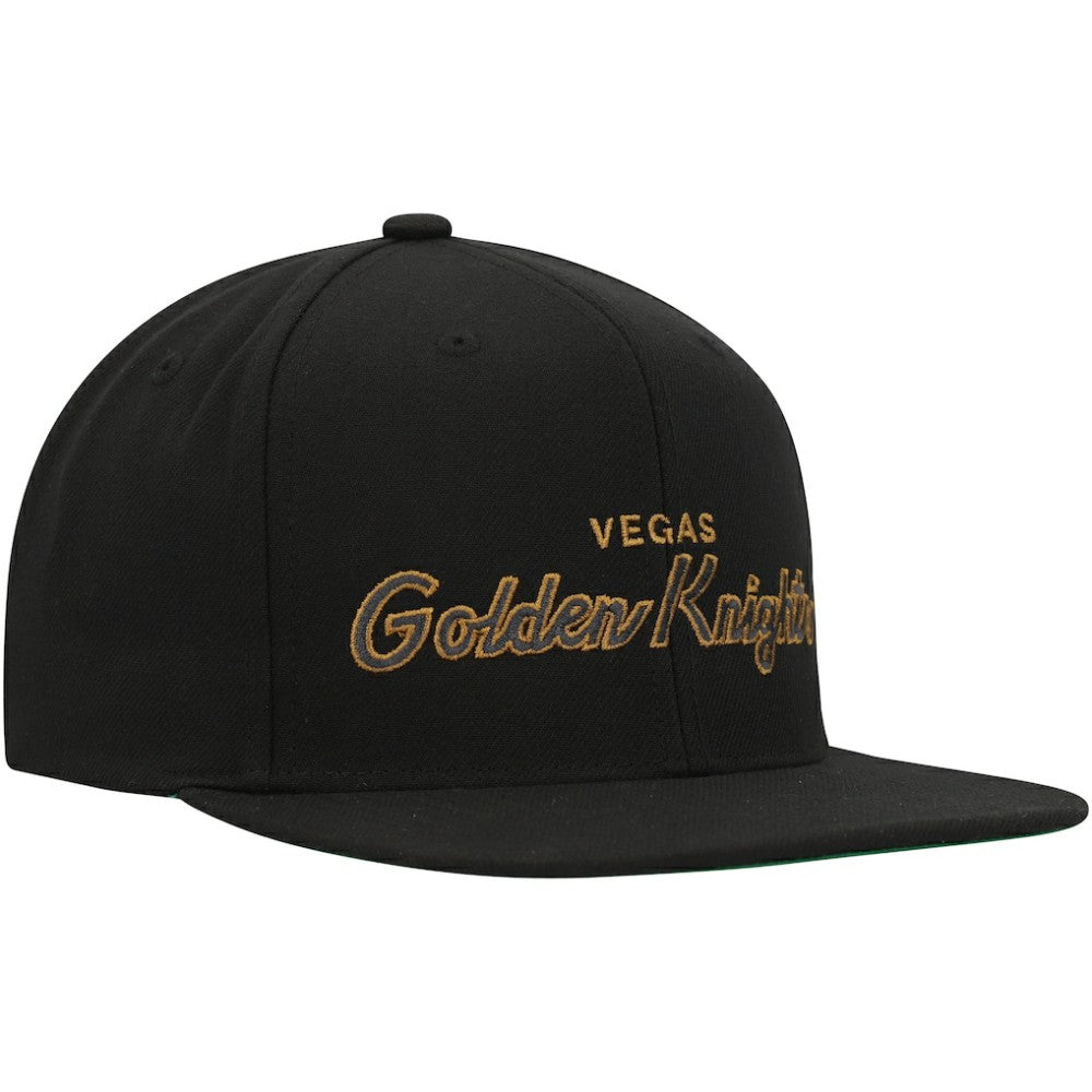 Vegas Golden Knights Mitchell & Ness Core Team Script 2.0 Snapback Hat Discount