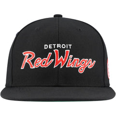 Detroit Red Wings Mitchell & Ness Core Team Script 2.0 Snapback Hat Sale