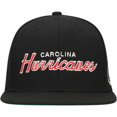 Carolina Hurricanes Mitchell & Ness Core Team Script 2.0 Snapback Hat For Sale