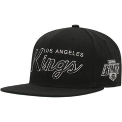 Los Angeles Kings Mitchell & Ness Core Team Script 2.0 Snapback Hat Discount
