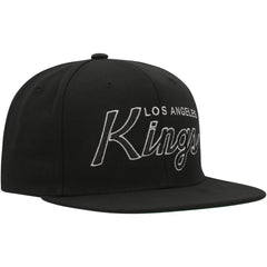 Los Angeles Kings Mitchell & Ness Core Team Script 2.0 Snapback Hat Discount