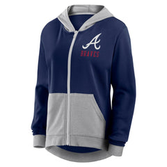 Atlanta Braves Fanatics Women's Hit It French Terry Full-Zip Hoodie | MLB Online