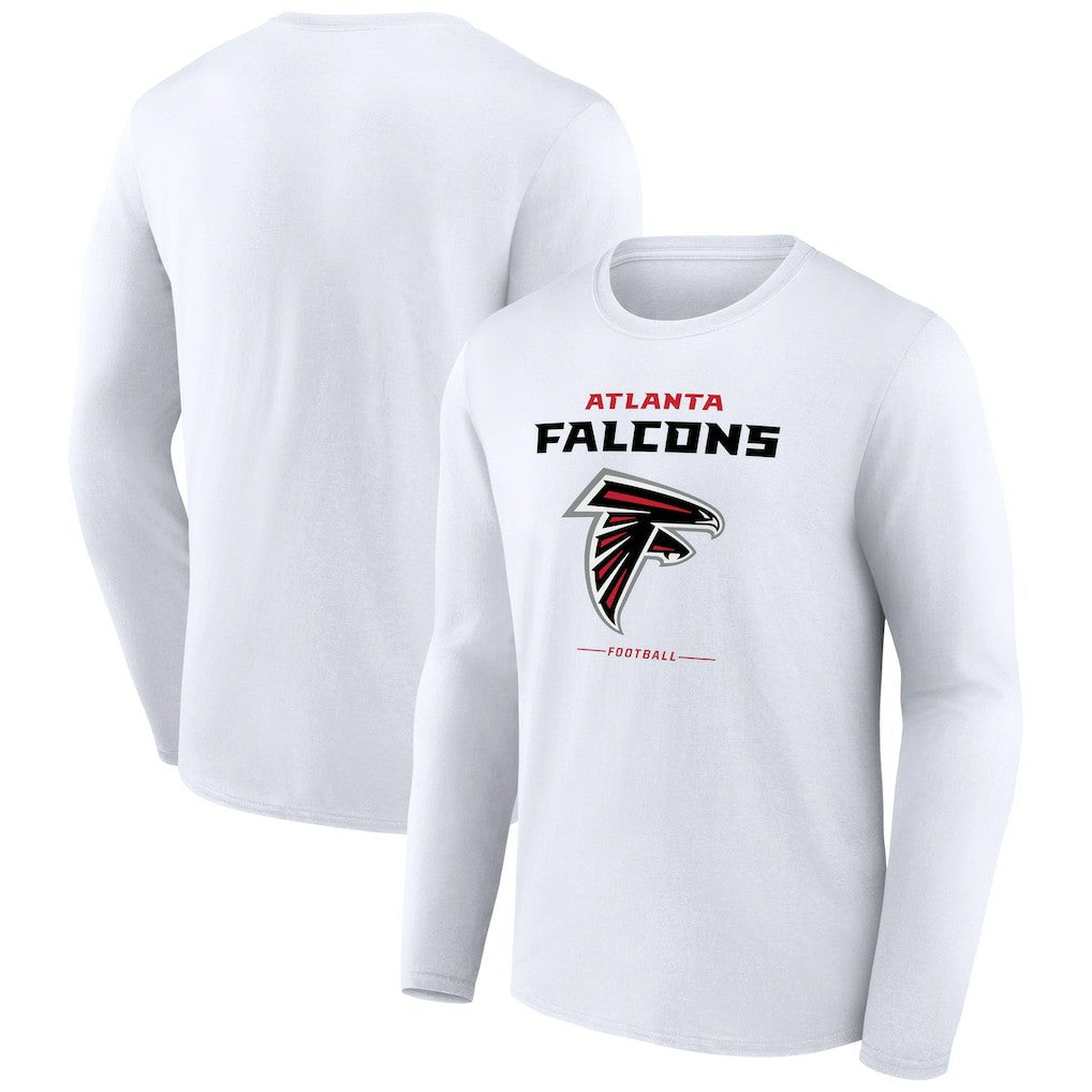 Atlanta Falcons  Team Lockup Long Sleeve T-Shirt