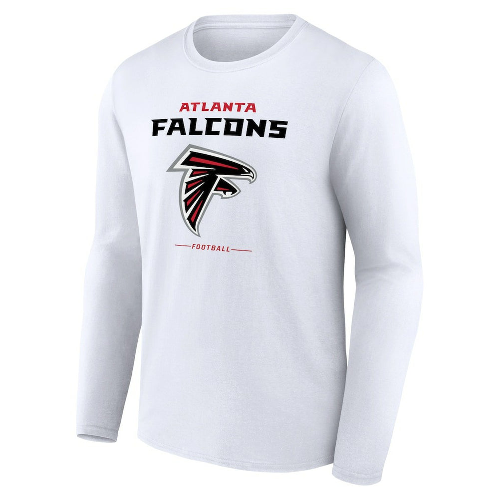 Atlanta Falcons  Team Lockup Long Sleeve T-Shirt
