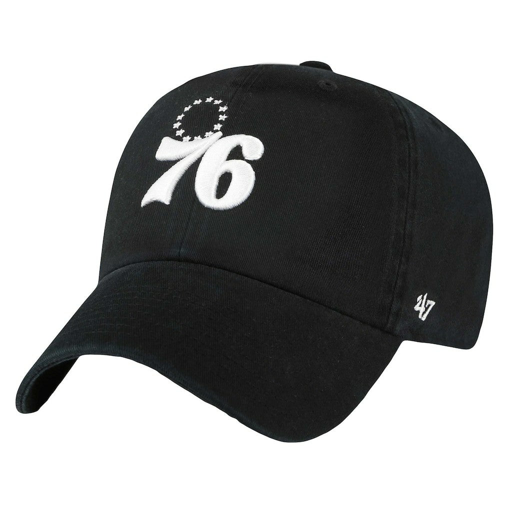 Philadelphia 76ers '47 Core Logo Clean Up Adjustable Hat For Sale