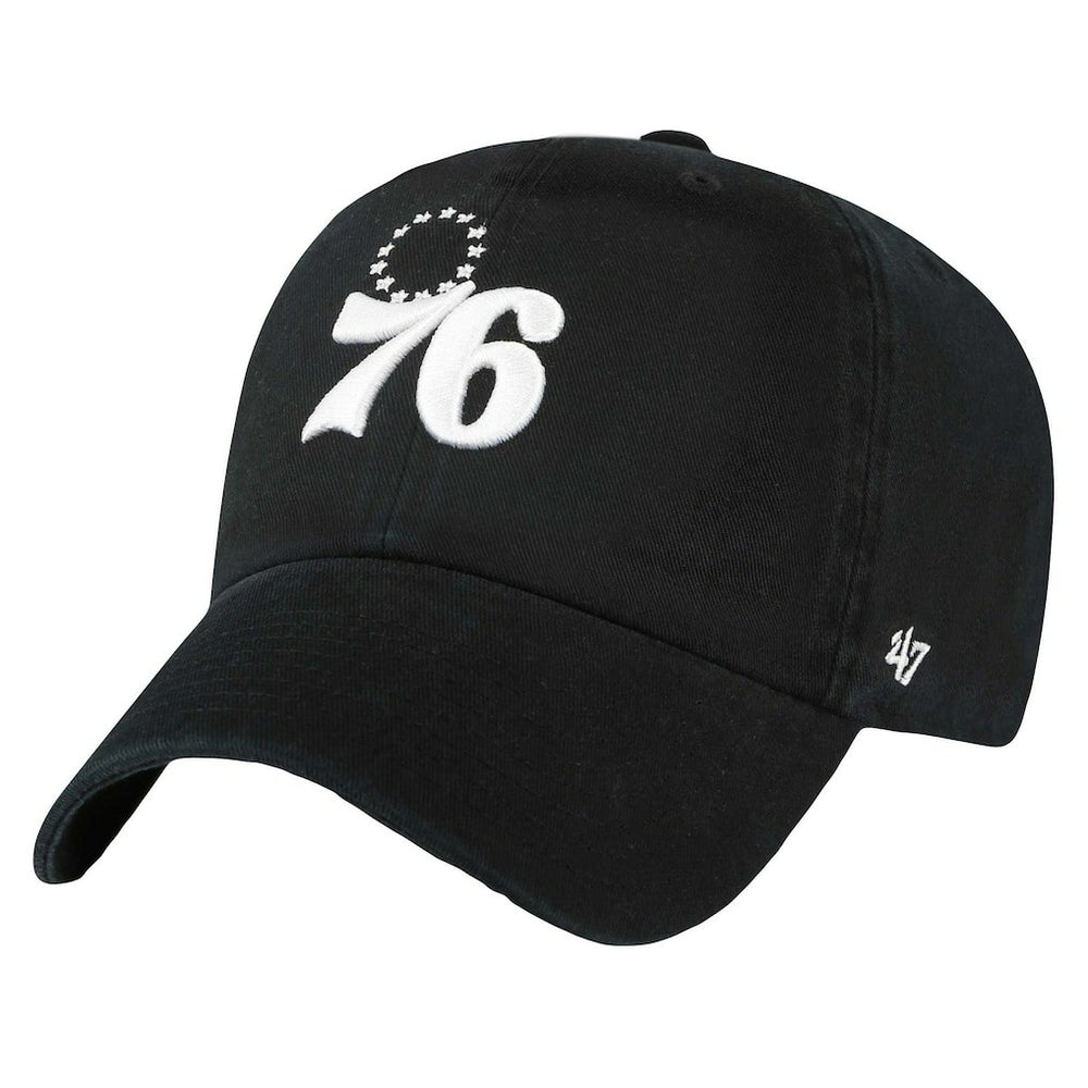 Philadelphia 76ers '47 Core Logo Clean Up Adjustable Hat For Sale