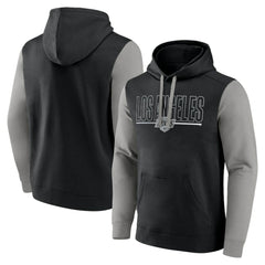 Los Angeles Kings Logo Athletic Deliver Fleece Pullover Hoodie Outlet
