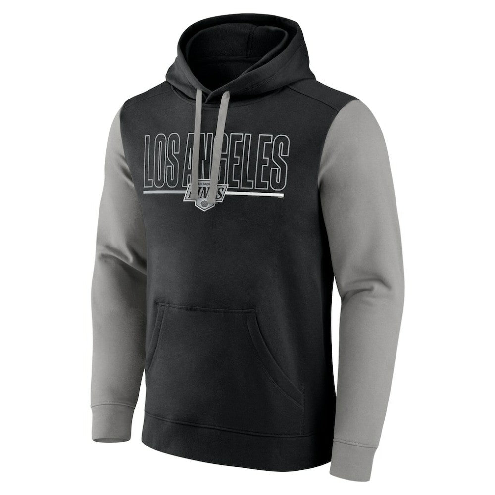Los Angeles Kings Logo Athletic Deliver Fleece Pullover Hoodie Outlet