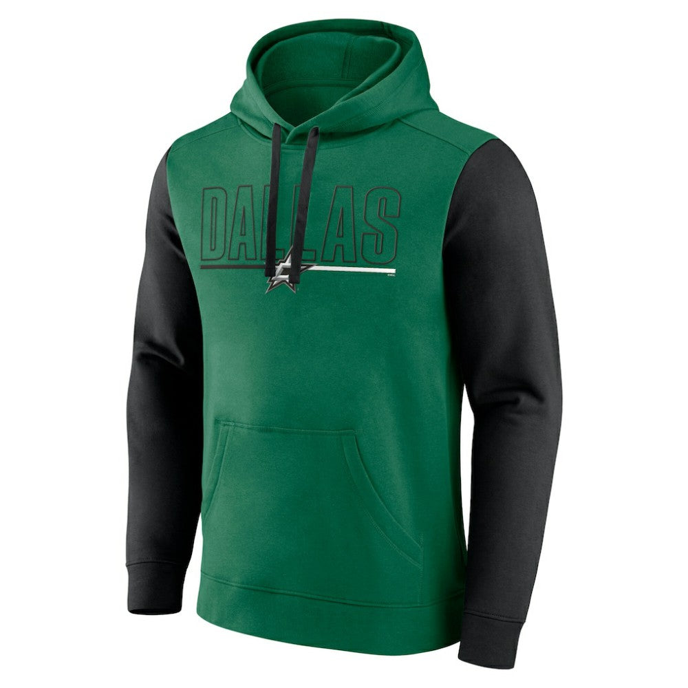 Dallas Stars Logo Athletic Deliver Fleece Pullover Hoodie Outlet