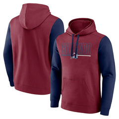 Colorado Avalanche Logo Athletic Deliver Fleece Pullover Hoodie For Sale
