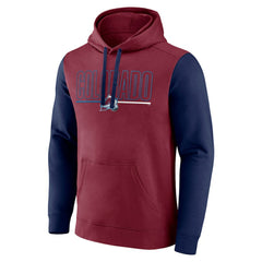 Colorado Avalanche Logo Athletic Deliver Fleece Pullover Hoodie For Sale