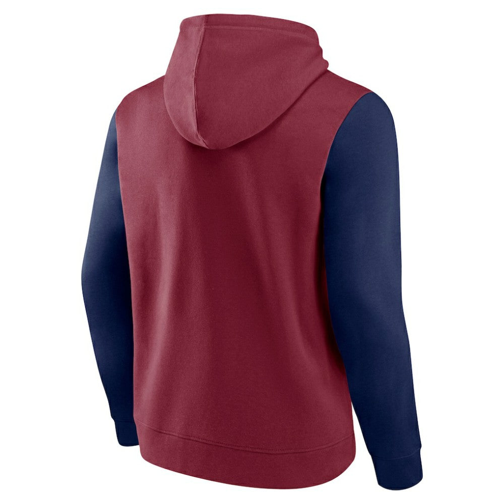 Colorado Avalanche Logo Athletic Deliver Fleece Pullover Hoodie For Sale