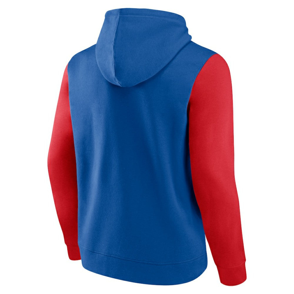 New York Rangers Logo Athletic Deliver Fleece Pullover Hoodie Outlet
