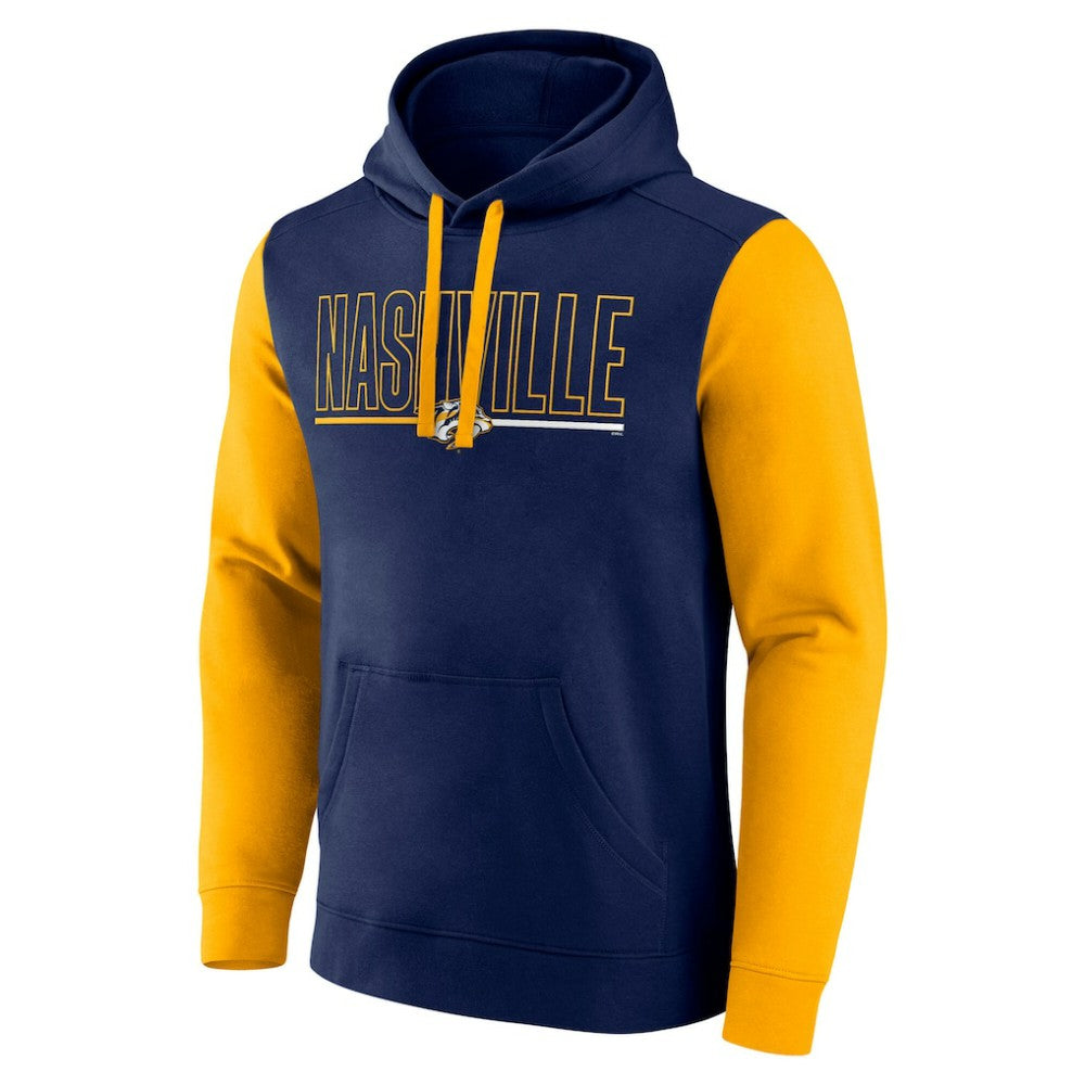 Nashville Predators Logo Athletic Deliver Fleece Pullover Hoodie Online