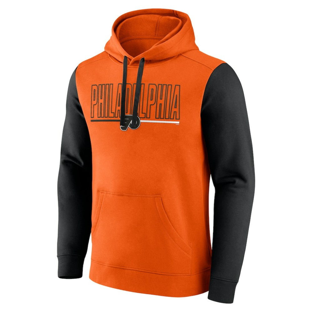 Philadelphia Flyers Logo Athletic Deliver Fleece Pullover Hoodie Online