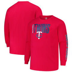 Minnesota Twins Profile Big & Tall Two-Hit Long Sleeve T-Shirt | MLB Near me