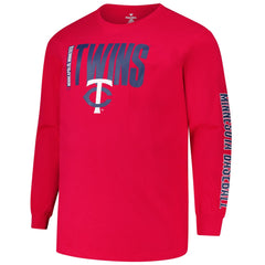 Minnesota Twins Profile Big & Tall Two-Hit Long Sleeve T-Shirt | MLB Near me