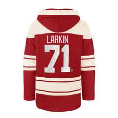 Dylan Larkin Detroit Red Wings '47 Captain Patch Player Name & Number Lacer Pullover Hoodie Outlet