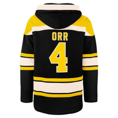 Bobby Orr Boston Bruins '47 Retired Player Name & Number Lacer Pullover Hoodie Outlet