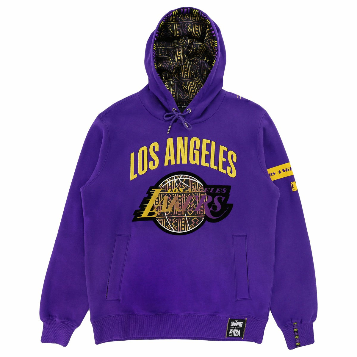 Los Angeles Lakers NBA x Two Hype Unisex Culture & Hoops Heavyweight Pullover Hoodie - Purple online Discount