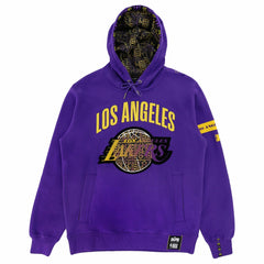 Los Angeles Lakers NBA x Two Hype Unisex Culture & Hoops Heavyweight Pullover Hoodie - Purple online Discount