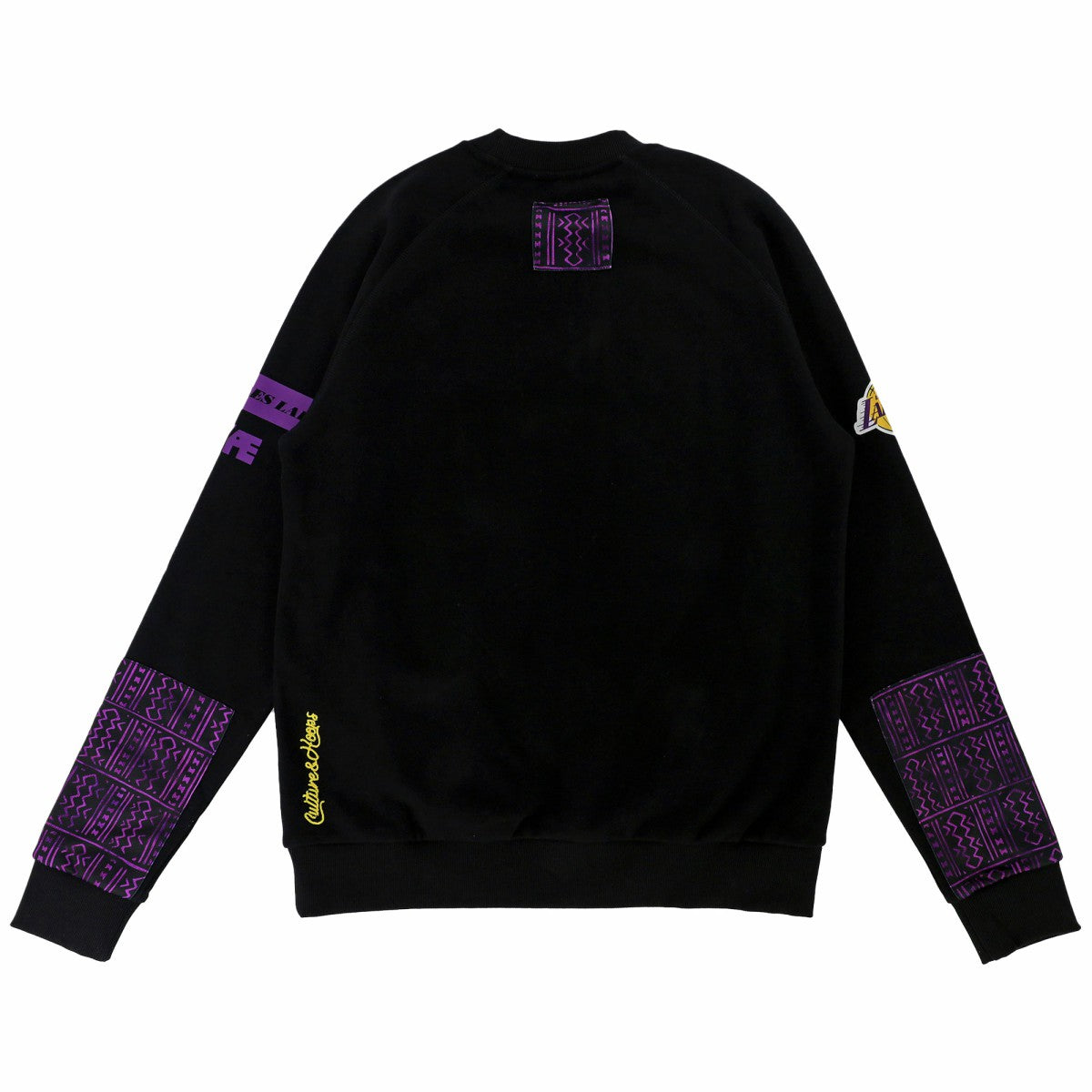 Los Angeles Lakers NBA x Two Hype Unisex Culture & Hoops Heavyweight Pullover Sweatshirt - Black cheap Discount