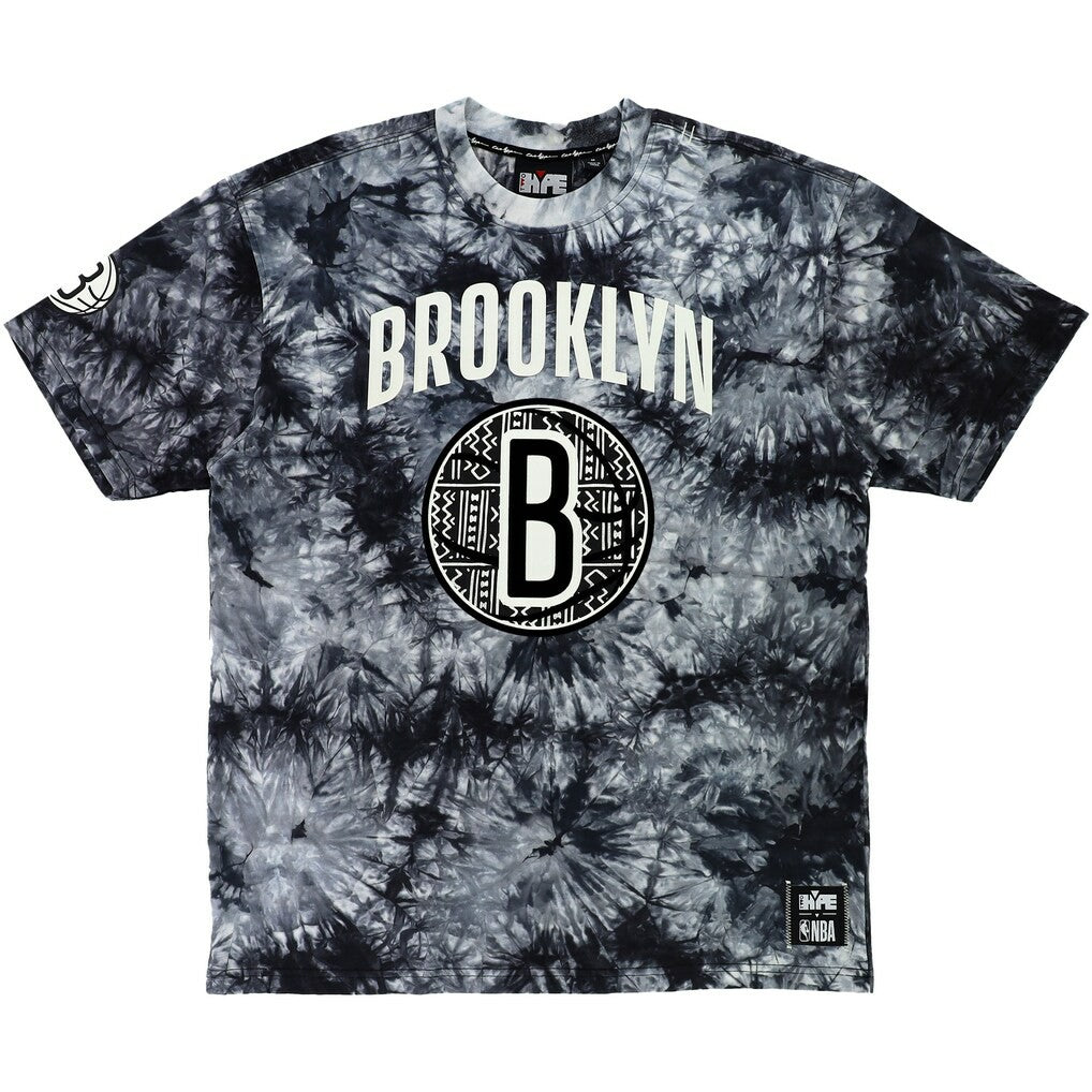 Brooklyn Nets NBA x Two Hype Unisex Culture & Hoops Tie-Dye T-Shirt - Black for sale New