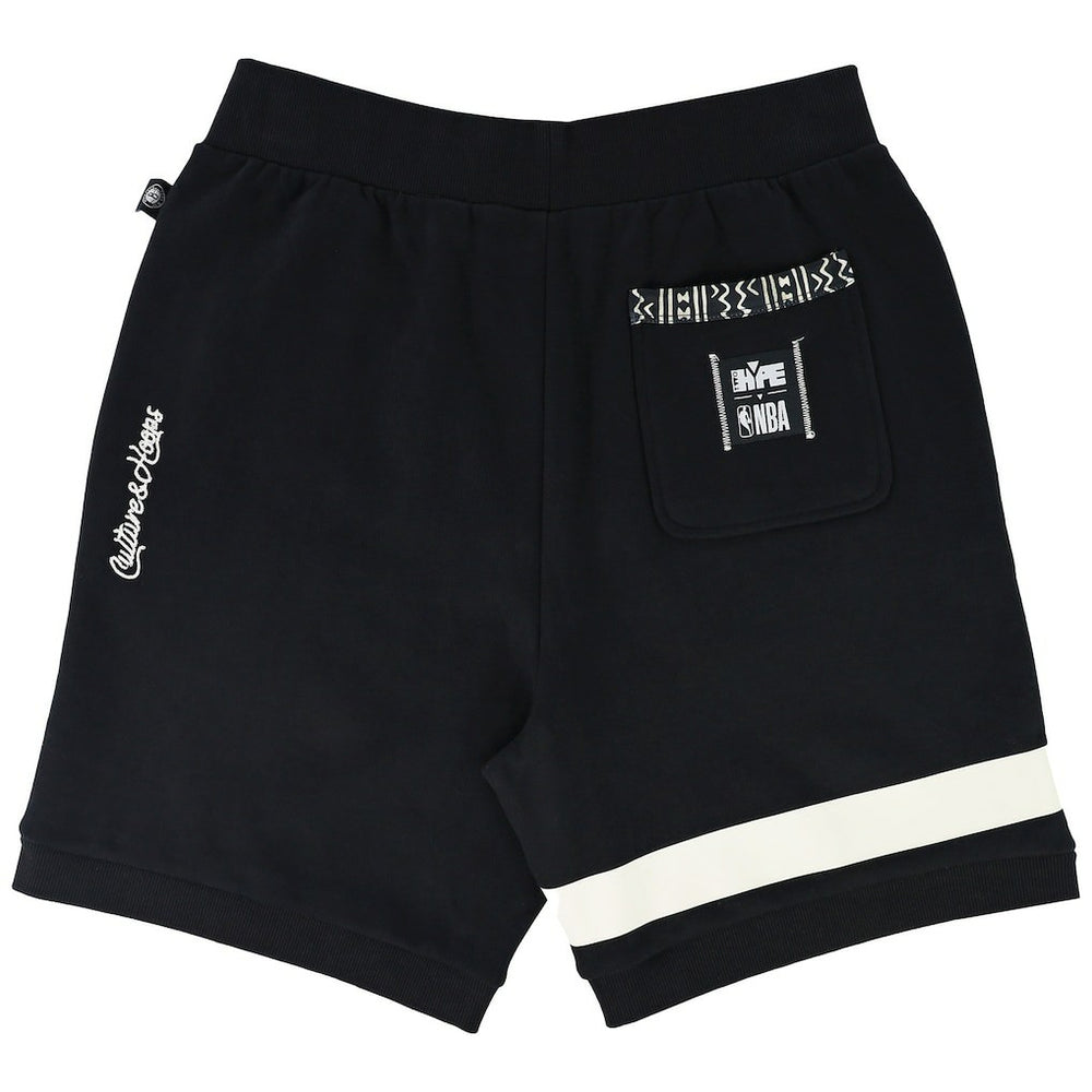 Brooklyn Nets NBA x Two Hype Unisex Culture & Hoops Premium Classic Fleece Shorts - Black sale New