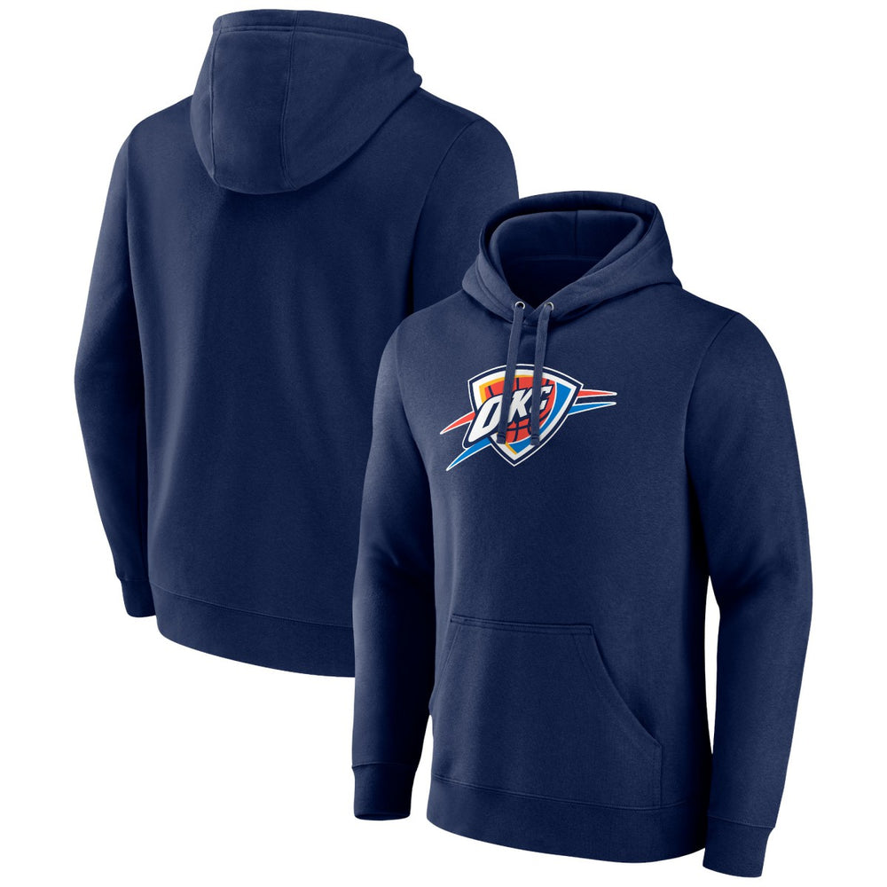 Oklahoma City Thunder Primary Logo Pullover Hoodie Online