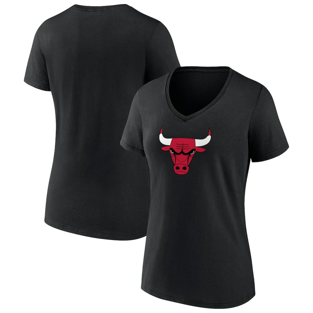 Chicago Bulls Women's Primary Logo V-Neck T-Shirt Online