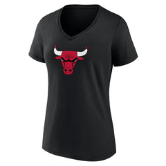 Chicago Bulls Women's Primary Logo V-Neck T-Shirt Online