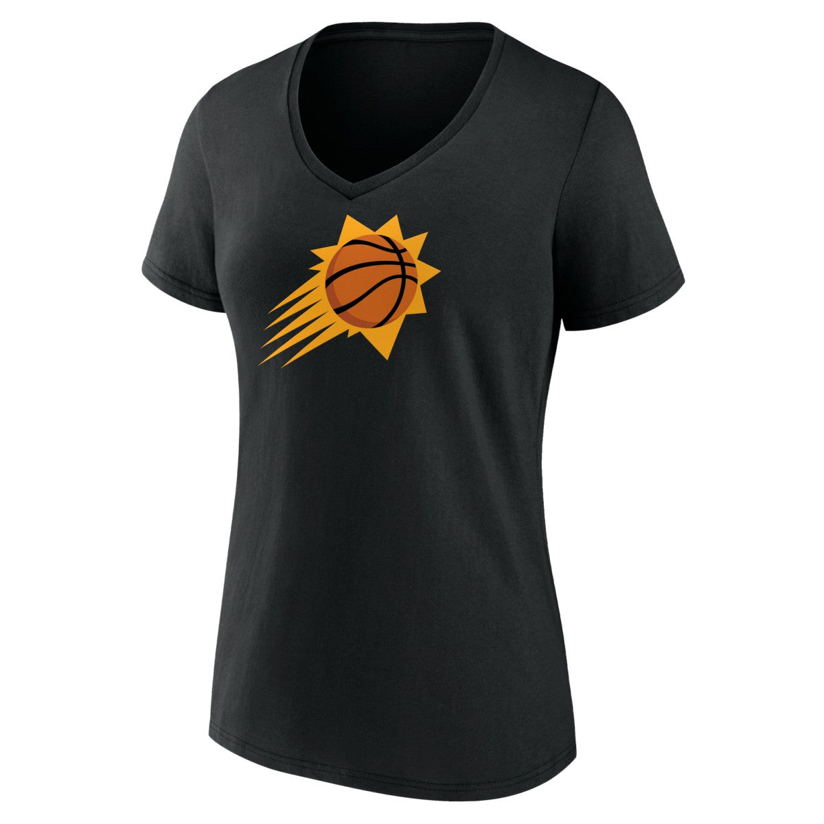 Phoenix Suns Women's Primary Logo V-Neck T-Shirt Discount