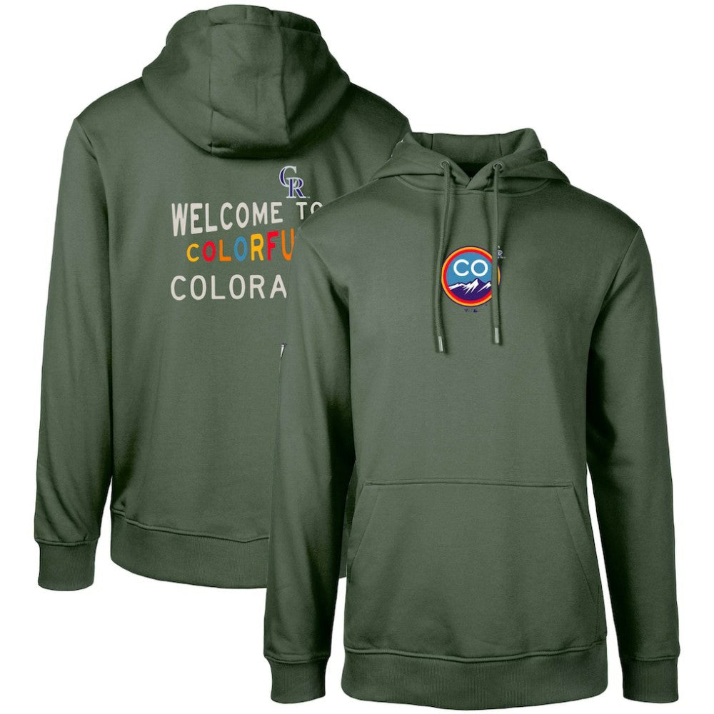 Colorado Rockies Levelwear City Connect Podium Core 2.0 Pullover Hoodie | MLB Outlet