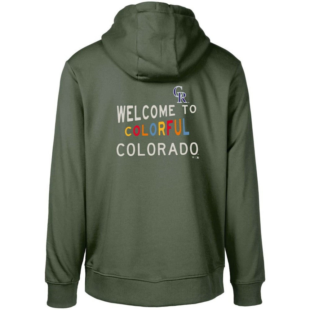 Colorado Rockies Levelwear City Connect Podium Core 2.0 Pullover Hoodie | MLB Outlet
